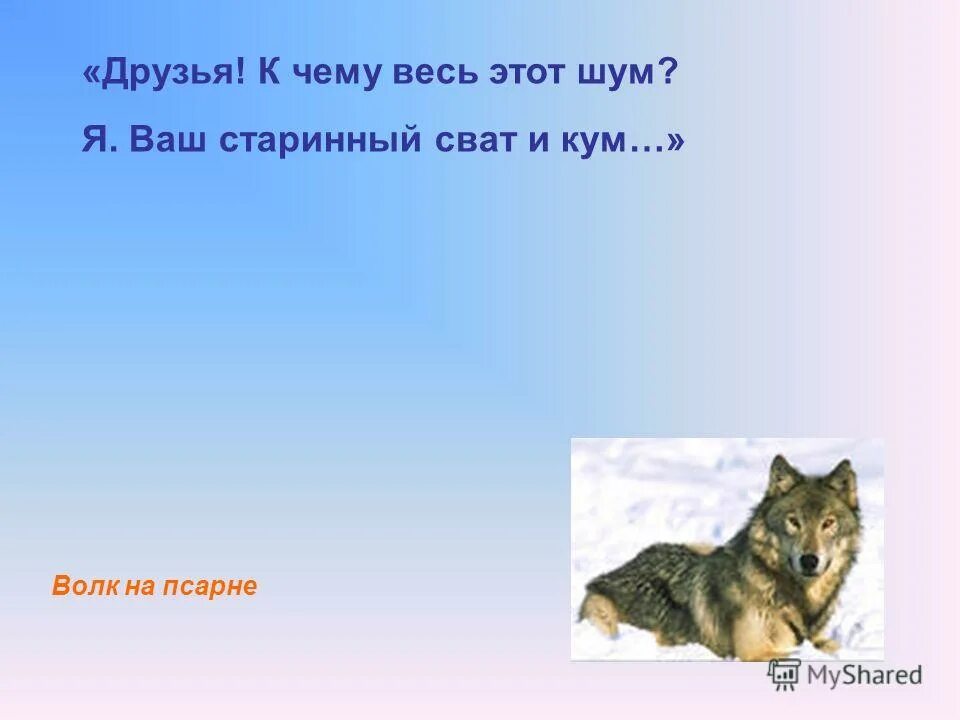 Я ваш старинный сват. Синквейн волк. Волк на псарне. Синквейн к басне волк на псарне. Кум волк.