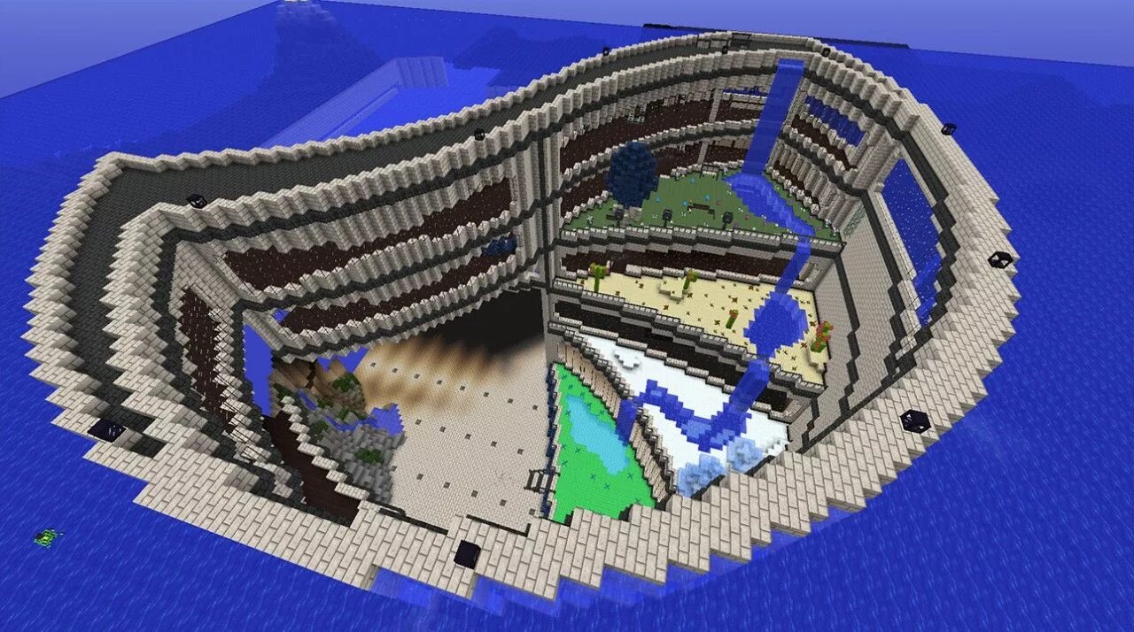 I built minecraft s most hidden bases