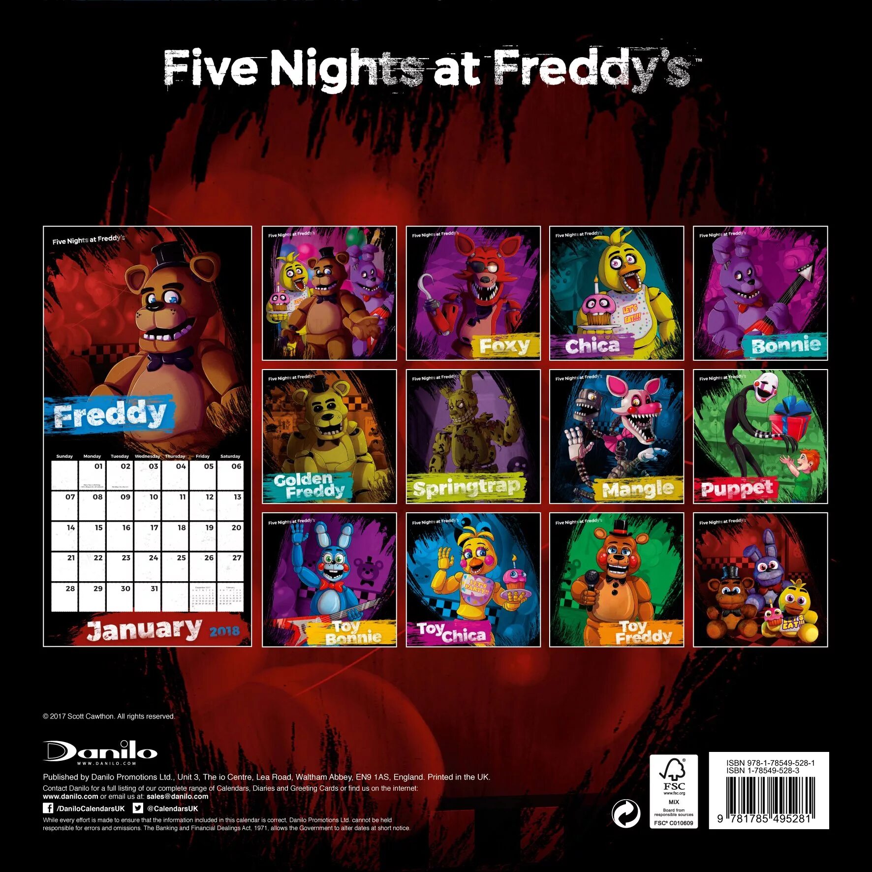 Fnaf advent calendar