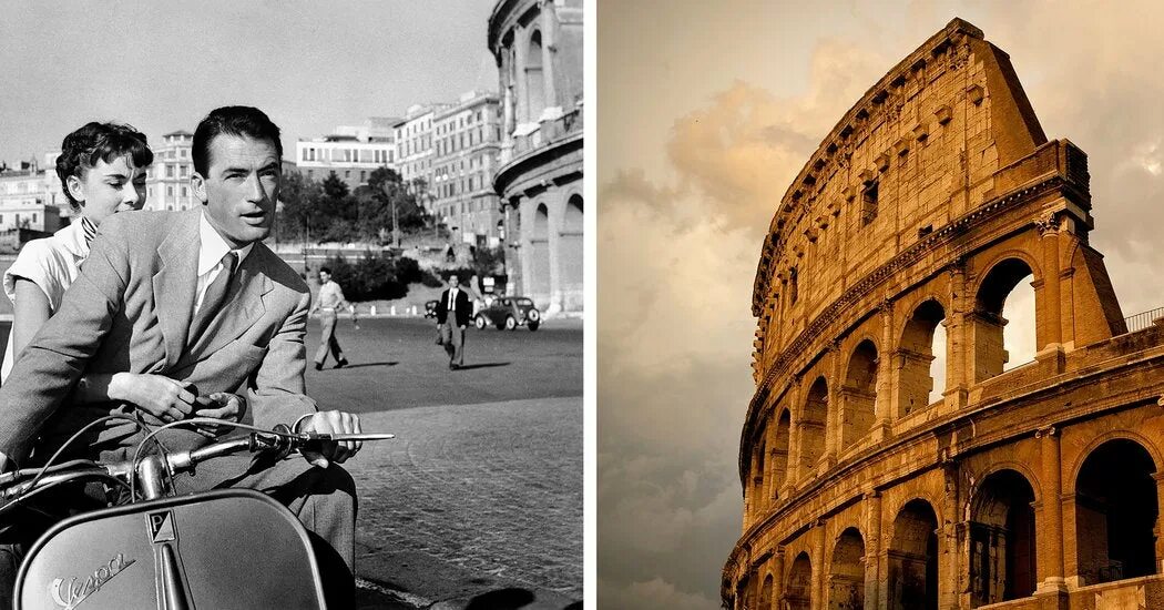 Римские каникулы. Roman Holiday 1953. Rome holidays