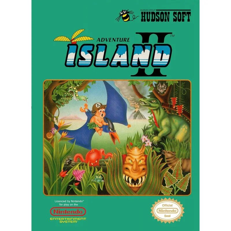 Hudson's Adventure Island II NES. Обложка на картридж NES Adventure Island 2. Hudson's Adventure Island. Hudson's Adventure Island NES.