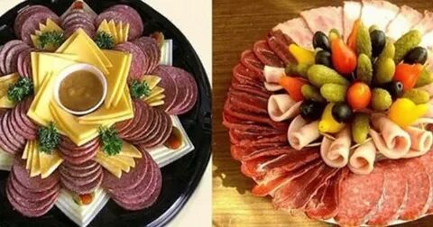 Как красиво сделать нарезку сыр колбаса