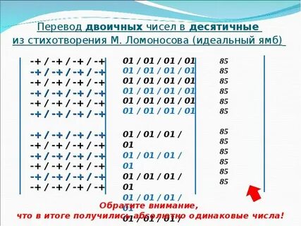 Перевод с бинарного