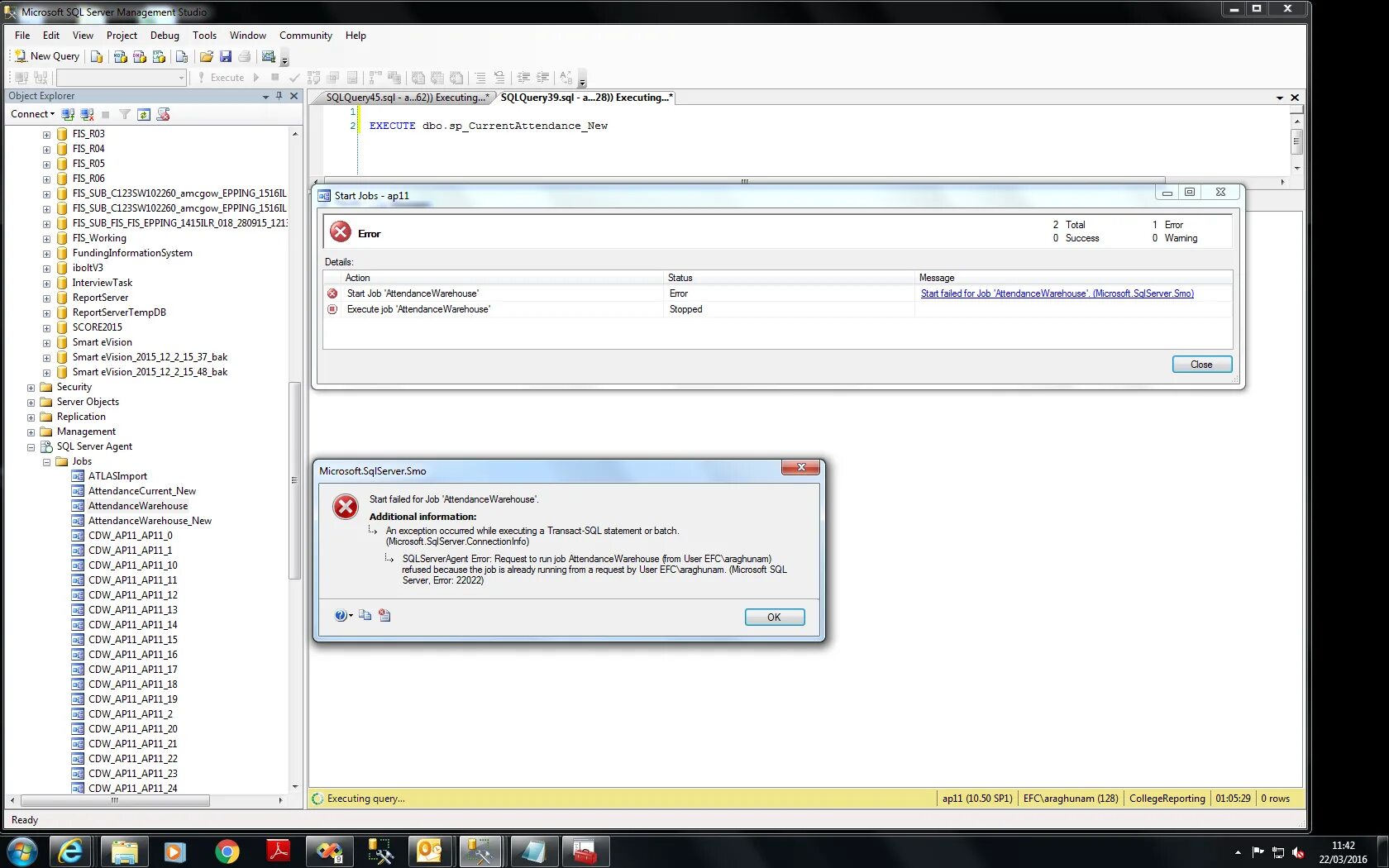 Error in your sql. Задания (jobs) sql server agent. sql server agent как запустить. агент sql server не запускается. планирование заданий агента sql server.
