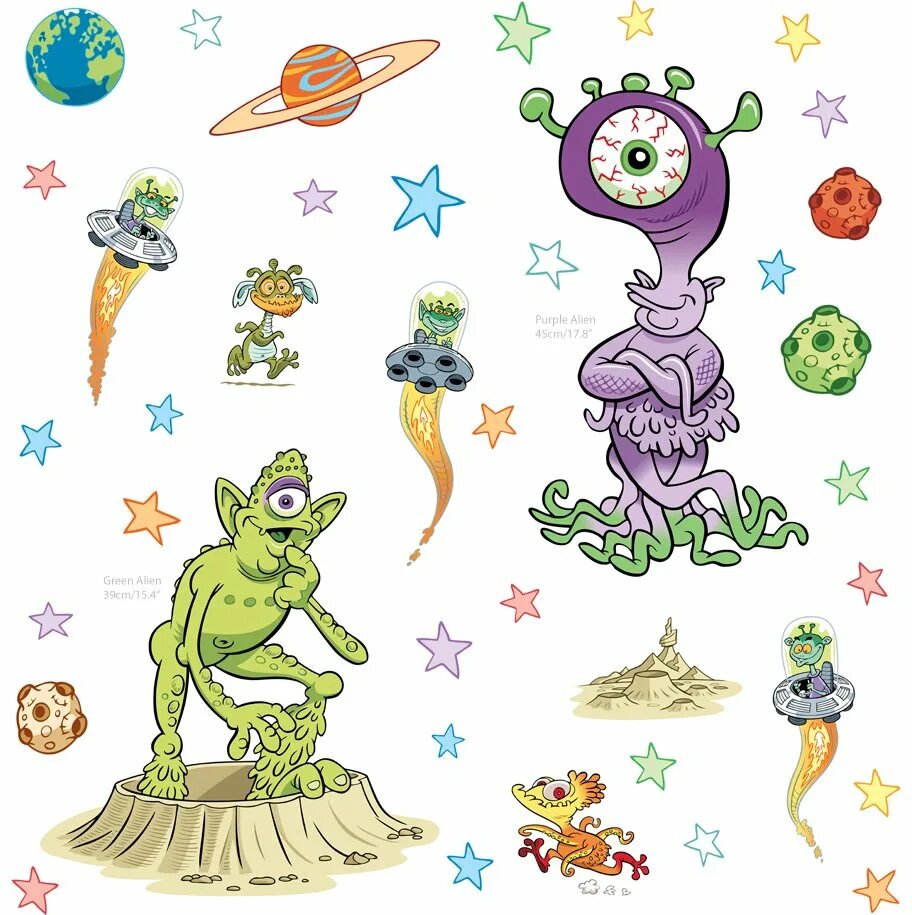 Космические пришельцы для детей. Инопланетянин иллюстрация. Весёлые инопланетяне рисование.
