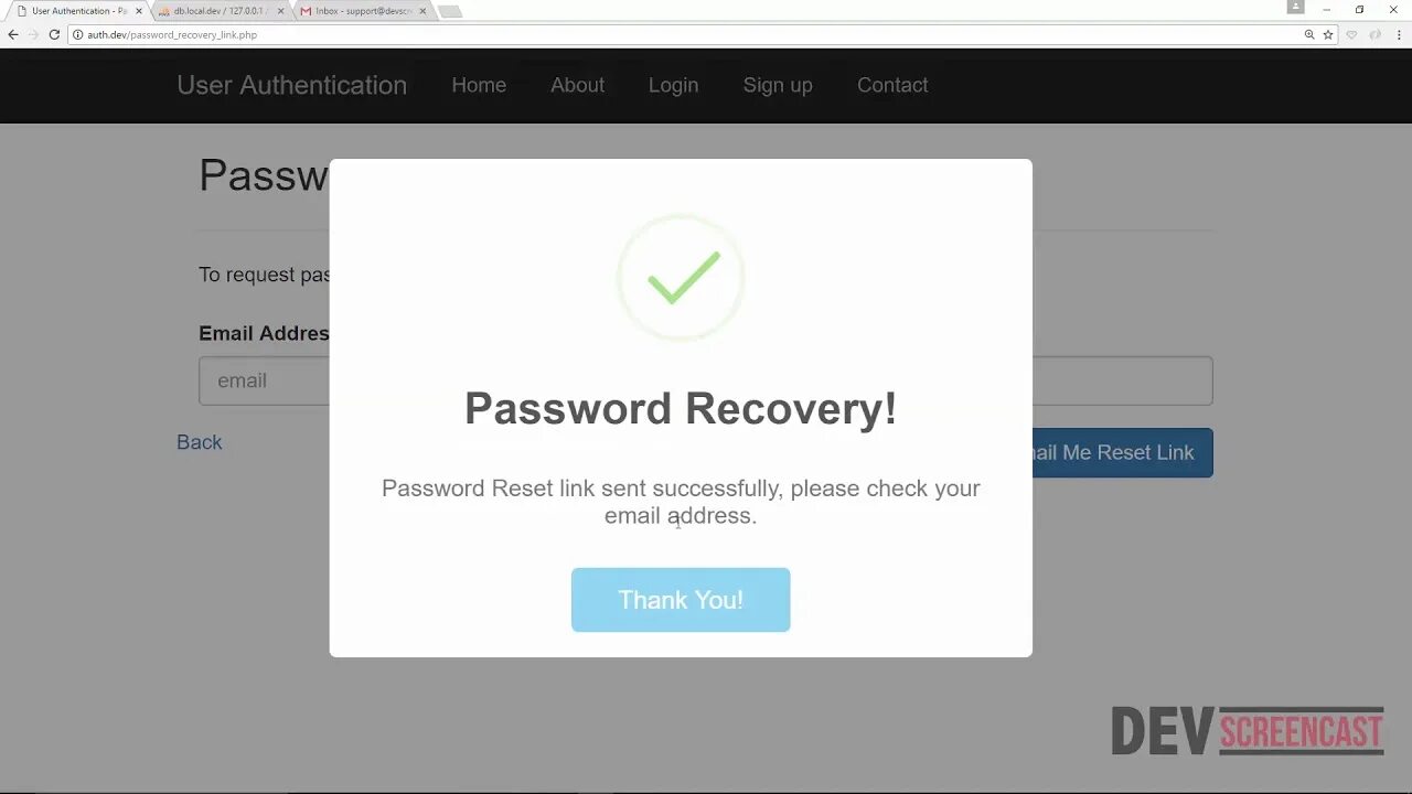 User password php. Reset token. Reset token icon.