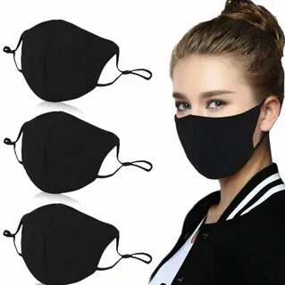 Черные тканевые маски