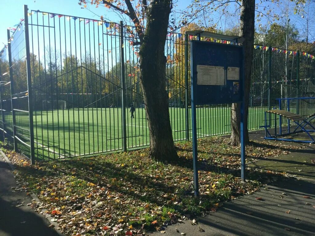 Зюзино отзывы. Футбольная поле на территории ЖСК "синяя птица".