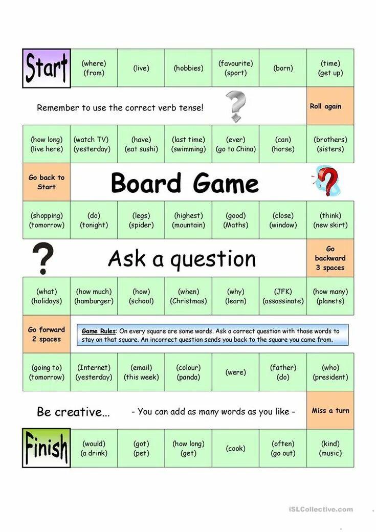 Игра с question Words. Board game questions. Questions Board game ESL. Question Words Board game.