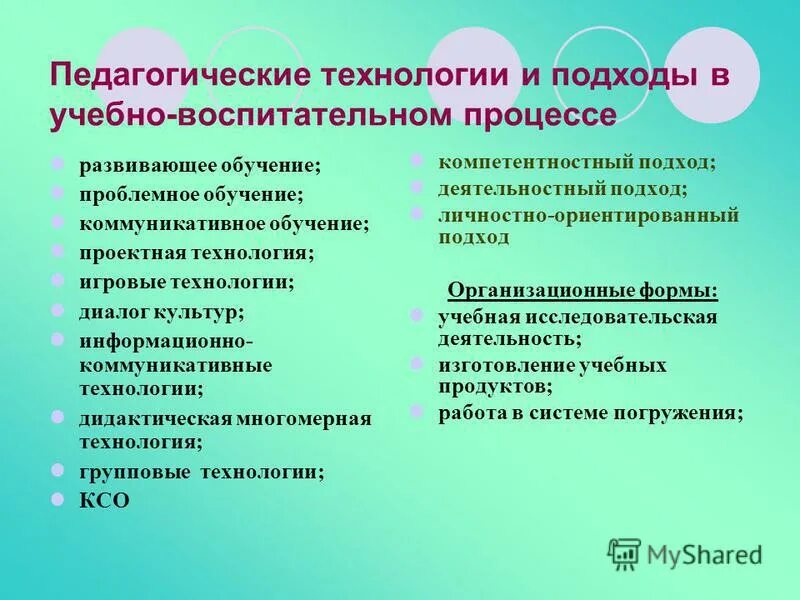 Педагогические технологии. Современные образовательные технологии в воспитании. Педагогические технологии в учебно-воспитательном процессе. Современные педагогические и воспитательные технологии.