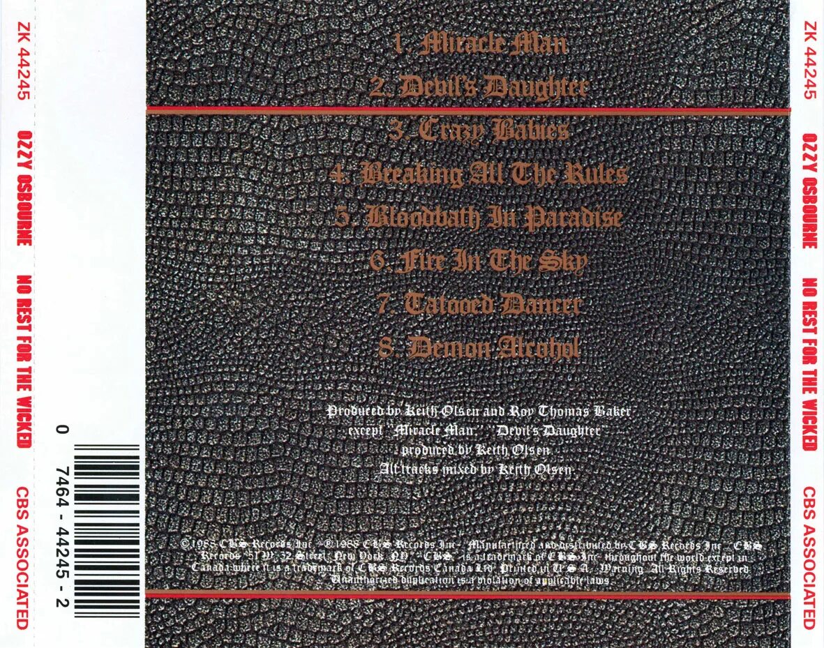 No rest for the wicked дата выхода. Ozzy Osbourne 1988. Ozzy Osbourne no rest for the Wicked 1988. Оззи Осборн 1988. No rest for the Wicked Оззи Осборн.