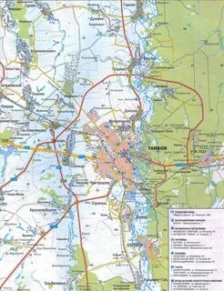 Карта тамбова проложить маршрут