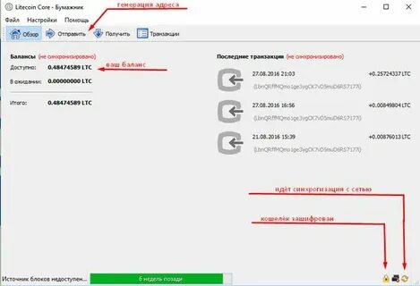 Litecoin кошелек