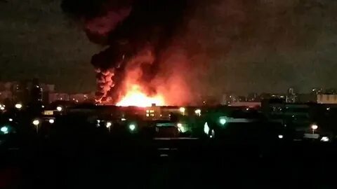 Пожар на северо