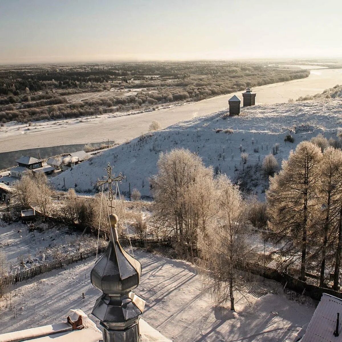 Чердынь с колокольни Воскресенского собора. Чердынь Пермский край. Троицкий холм Чердынь.