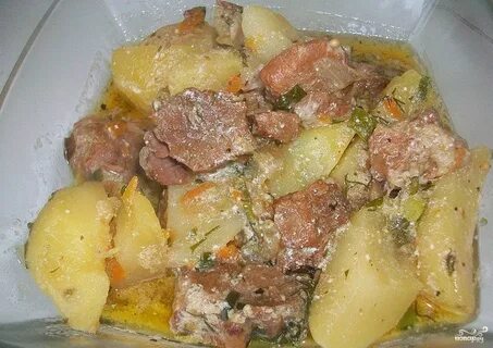 Картошка с мясом в мультиварке с говядиной