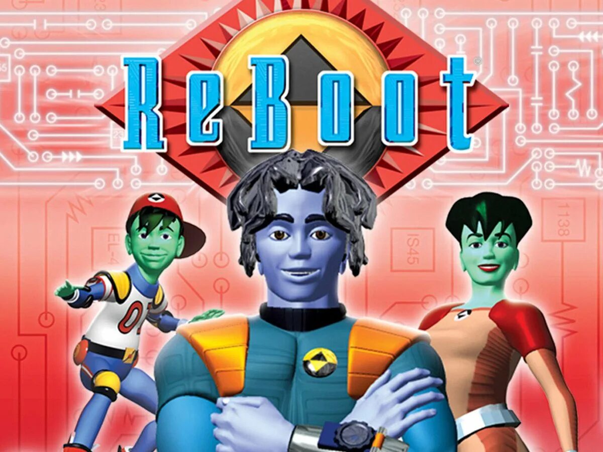 Reboot 1. Reboot 1994. reboot bob. reboot 2001.