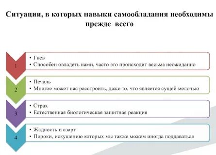 Как правильно проводить ситуацию