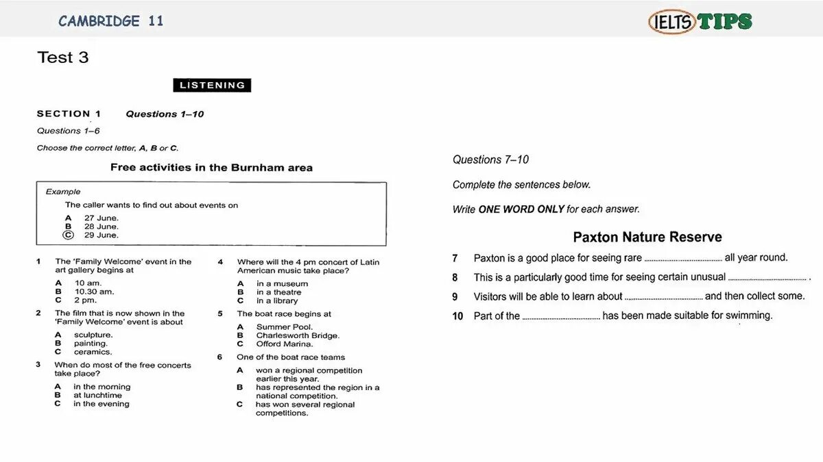 Listening Test 3 Cambridge 8 answers. Cambridge 1 Listening Test 1 answers. Cambridge 11 Test 3 Listening. Cambridge 9 Listening Test 3 answer.