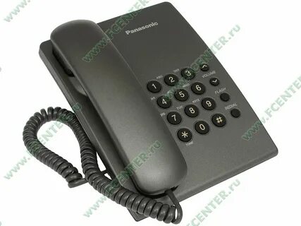 Телефон проводной panasonic kx ts2350ruw