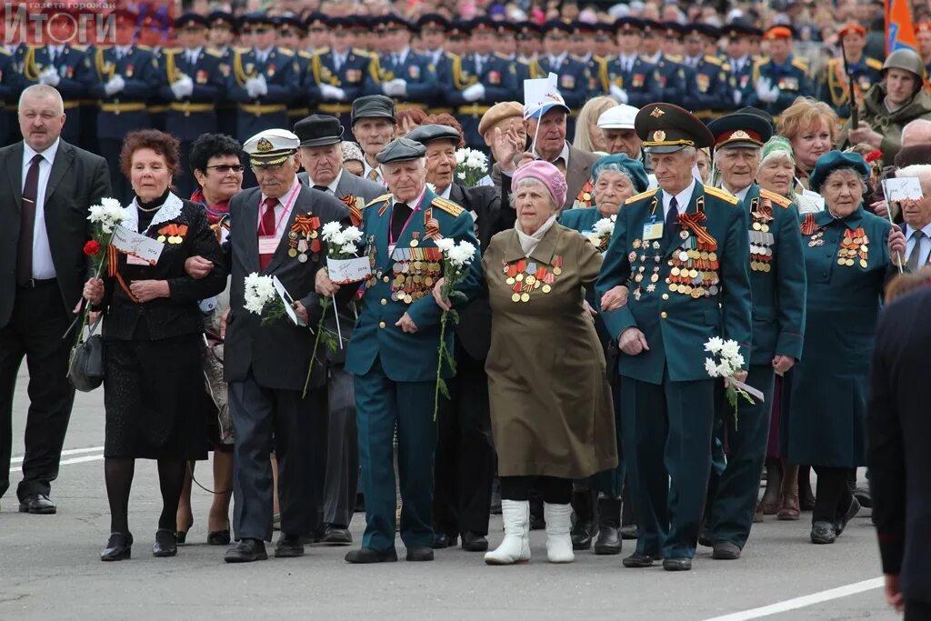 Когда ветераны идут на парад