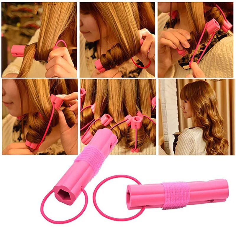 Hair Rollers бигуди. Плойка Magic hair. Приспособление для кудрей. Бигуди для локонов. Как закручивать бигуди