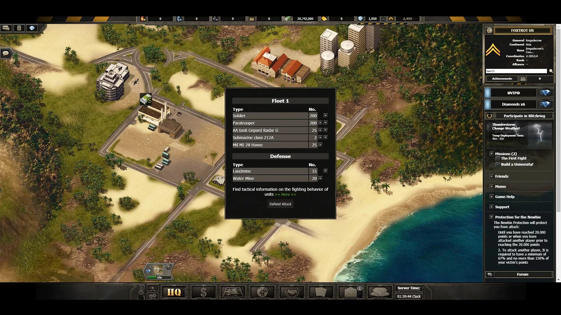 Desert operations. Desert operations