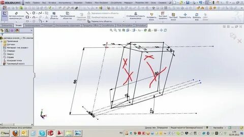 Solidworks отверстие