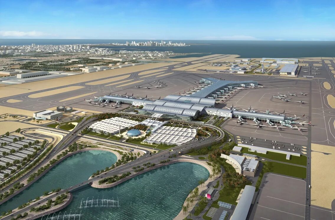 Город где аэропорт в городе. Международный аэропорт Хамад. Доха, Международный аэропорт Хамад. Аэропорт Доха Катар. Аэропорт Хамад, Доха, Катар.