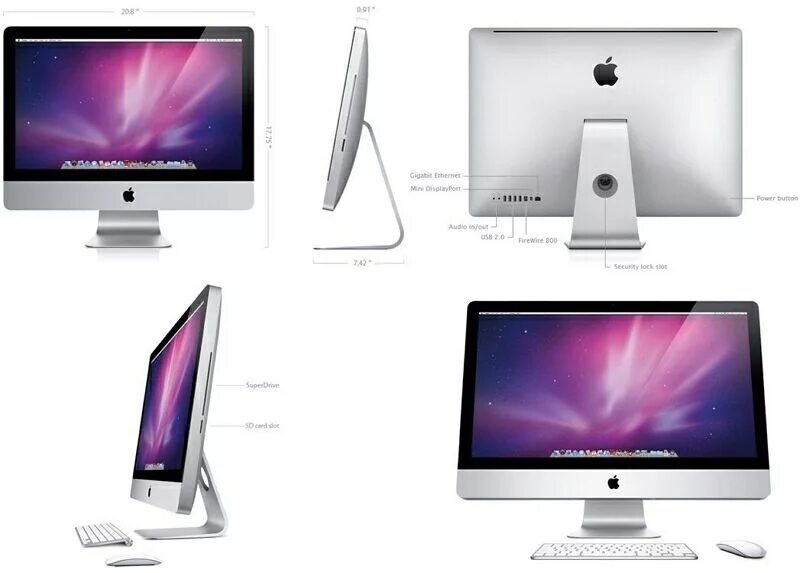 Карта моноблок. Габариты моноблок Apple 21.5. Apple IMAC 21.5 2011. Габариты моноблок Apple 27. Габариты моноблока IMAC 27.