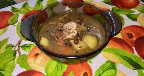 Шурпа из курицы в казане
