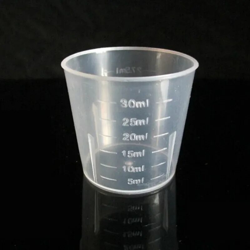 Мерные мензурки 40 мл. Measure Cup 40/20 мл. Мерный стакан 40мл. 430130 Чашка-мензурка для медикаментов ПП 25 мл без крышки.