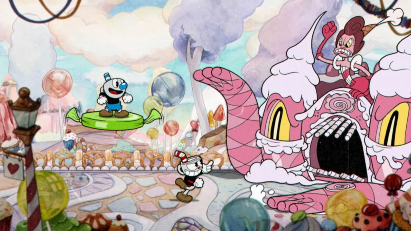 Cuphead freetp. Cuphead игра. Капхед 2 остров боссы. Cuphead 2 боссы. Кап хед блсмы принцесса.