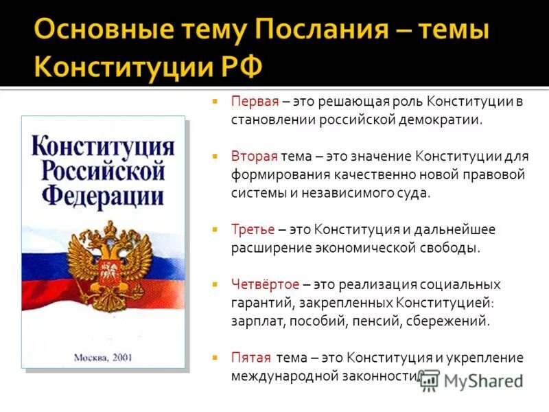 Значение конституции для общества. Значение конституции для общества