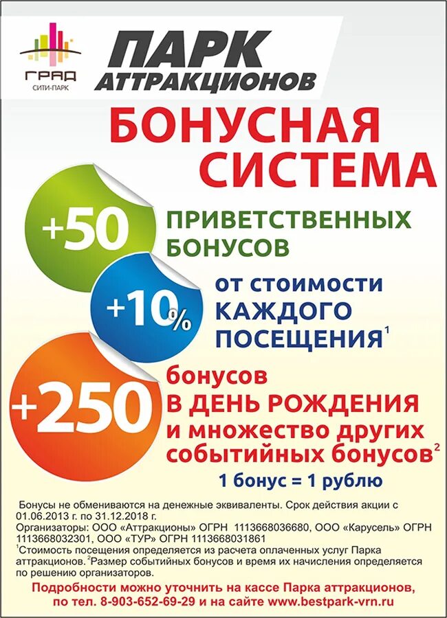 Сити-парк град Воронеж аттракционы карта. Акции для парка аттракционов. Сити парк град аттракционы карта. Бонусная система в парках аттракционов.