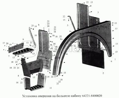 Панель маз 5516