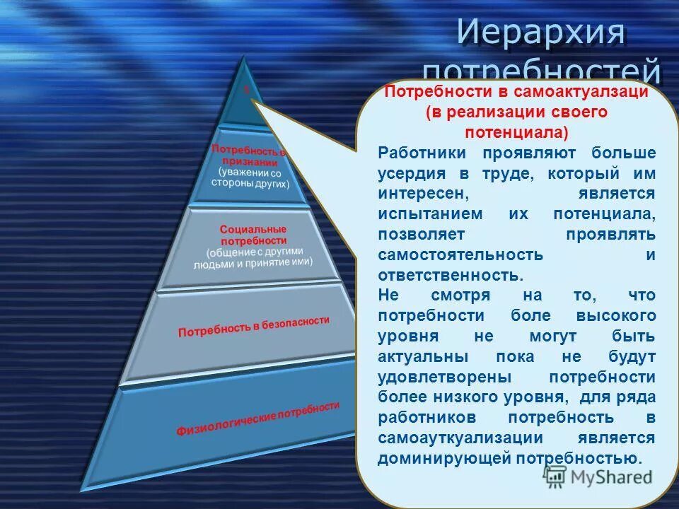 Психологический аспект мотивации