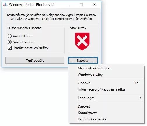 Windows update blocker. Windows update blocker