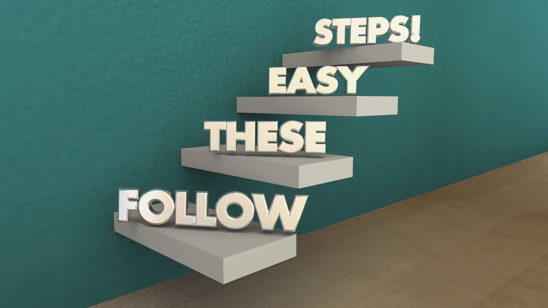 Easy steps 2. Follow these. Follow. Steps logo. Steps.