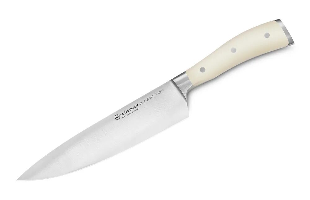 Кухонные ножи 20 см. Attribute нож поварской Classic 20 см. Wusthof ikon Cream White 9879 WUS. Ikon Cream White, Wuesthof. Supra - Chef Knife cm 20 White.
