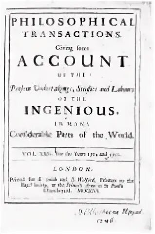 Philosophical transactions of the royal society