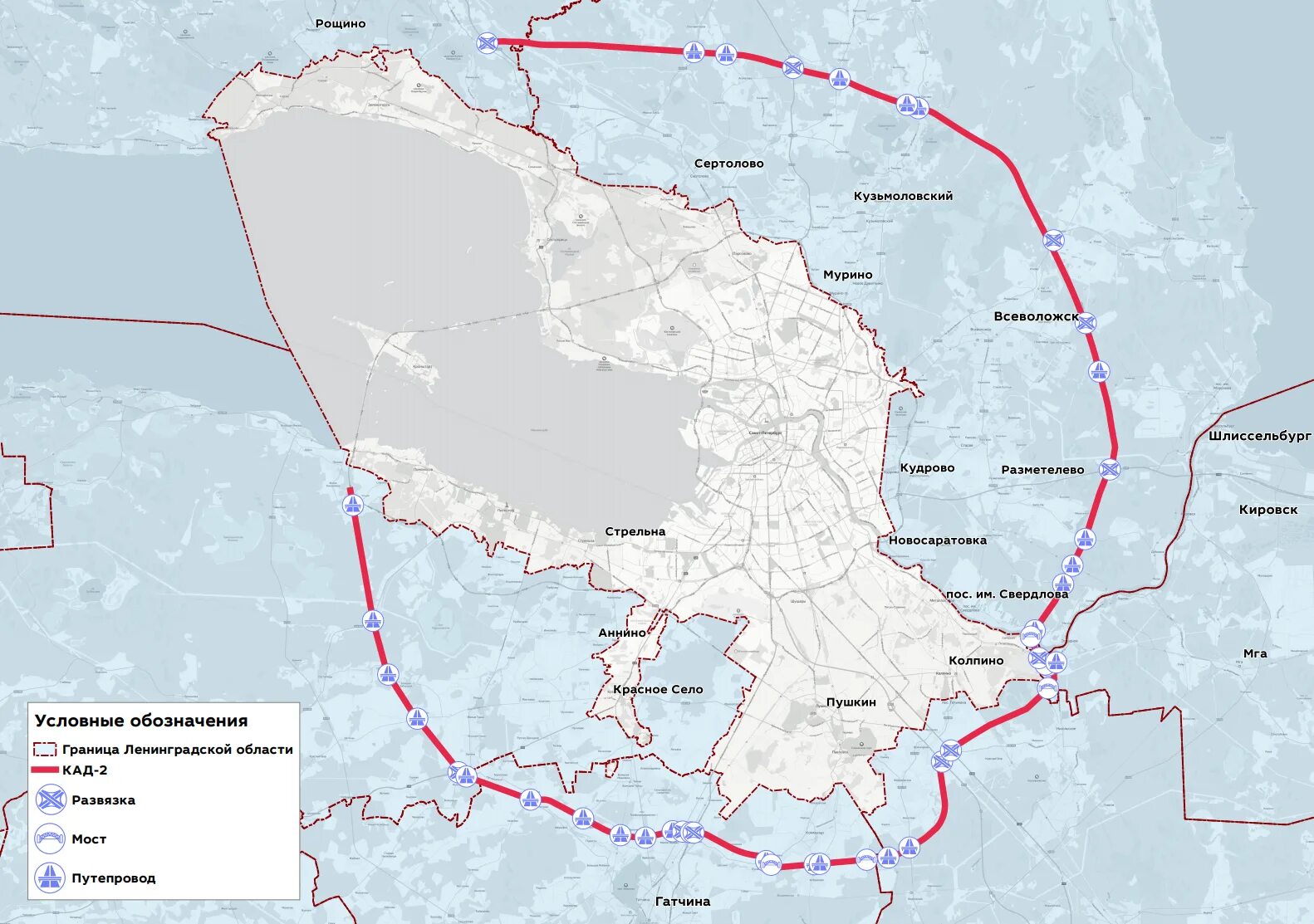 Ремонт кад в спб 2024. Трассировка КАД-2 вокруг Санкт-Петербурга. Вторая КАД вокруг Петербурга. Радиально дуговая магистраль КАД 2 вокруг Санкт-Петербурга. КАД-2 Санкт-Петербург схема.