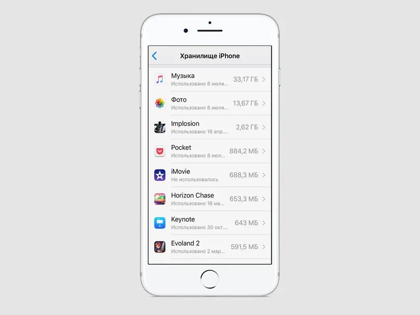 Хранилище айфон. Настройки айфона. Настройки айфона 8. Меню хранилище iphone.