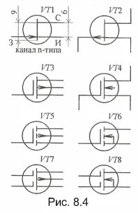 Как обозначается транзистор на схеме
