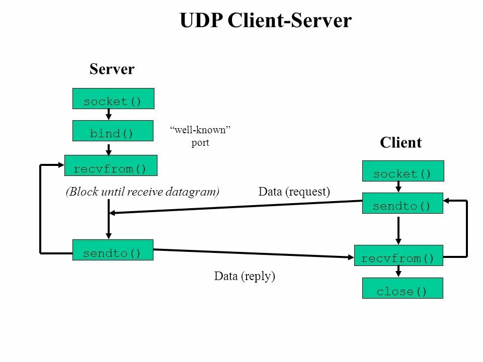 Server client socket