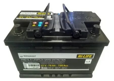 Аккумулятор рено логан 1.6 оригинал