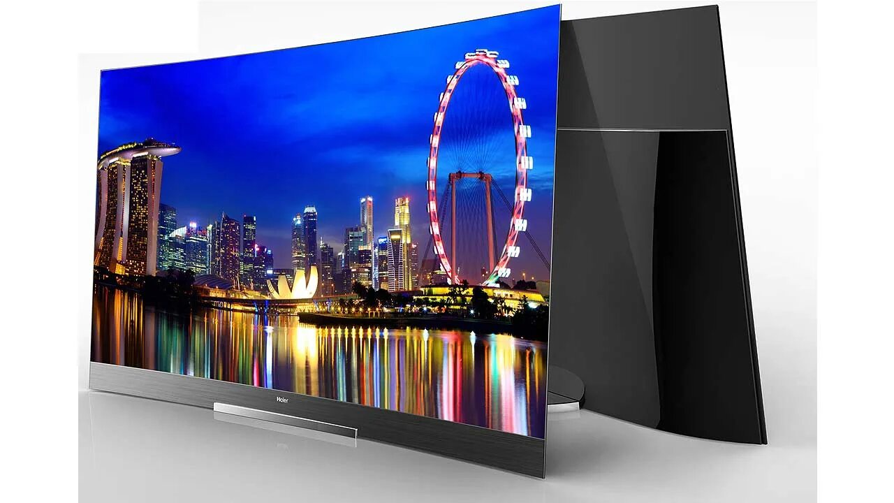 Haier oled обзор. Haier oled 65. телевизор хаер олед 55 дюймов. телевизор haier 65 изогнутый экран. изогнутый телевизор haier 55.