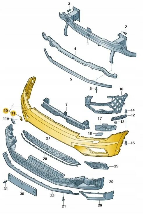 5N0807183A VAG Направляющий профиль купить в интернет-магазине AvtoTO