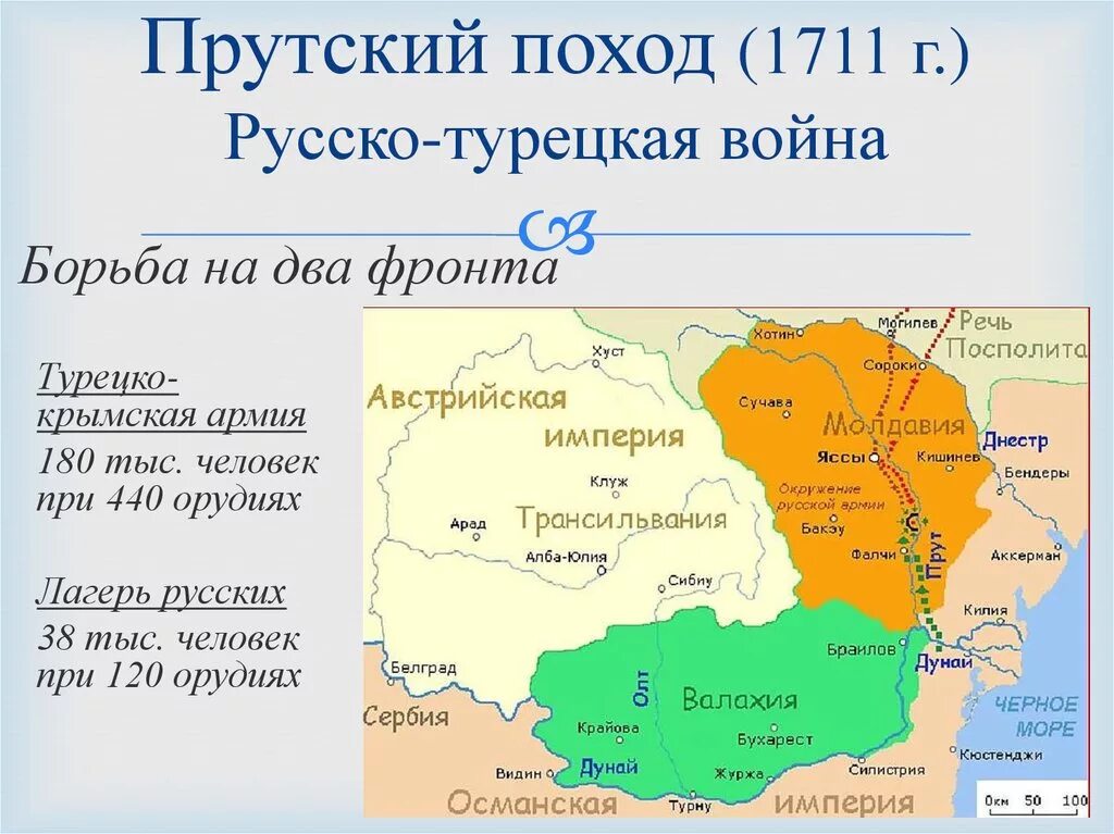 Прутский поход 1710–1713. Прутский поход 1710-1711.