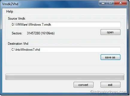 Vhd конвертация